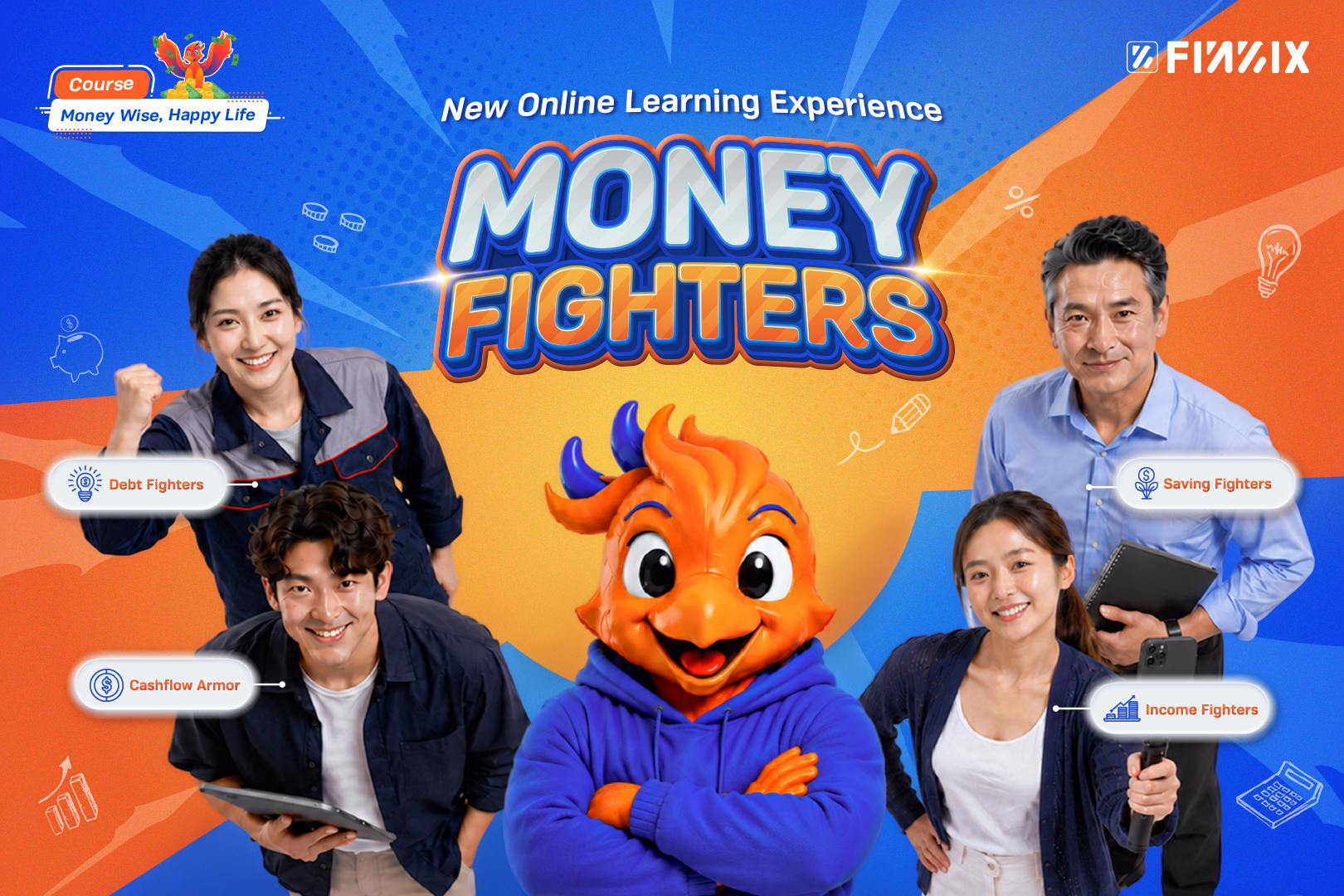 FINNIX Highlights the Need for Financial Literacy Grounded in Real-Life Challenges,  Unveils “Money Fighters” and Revamps Online Learning Platform Into 4 Learning Tracks