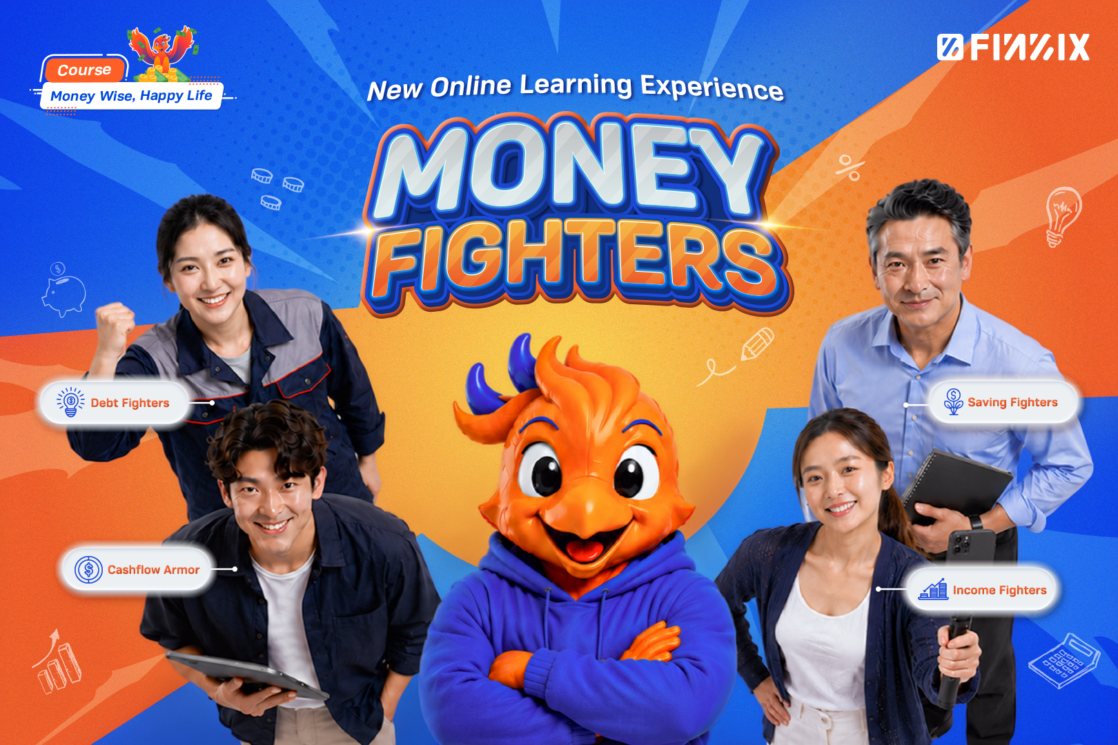 FINNIX Highlights the Need for Financial Literacy Grounded in Real-Life Challenges,  Unveils “Money Fighters” and Revamps Online Learning Platform Into 4 Learning Tracks