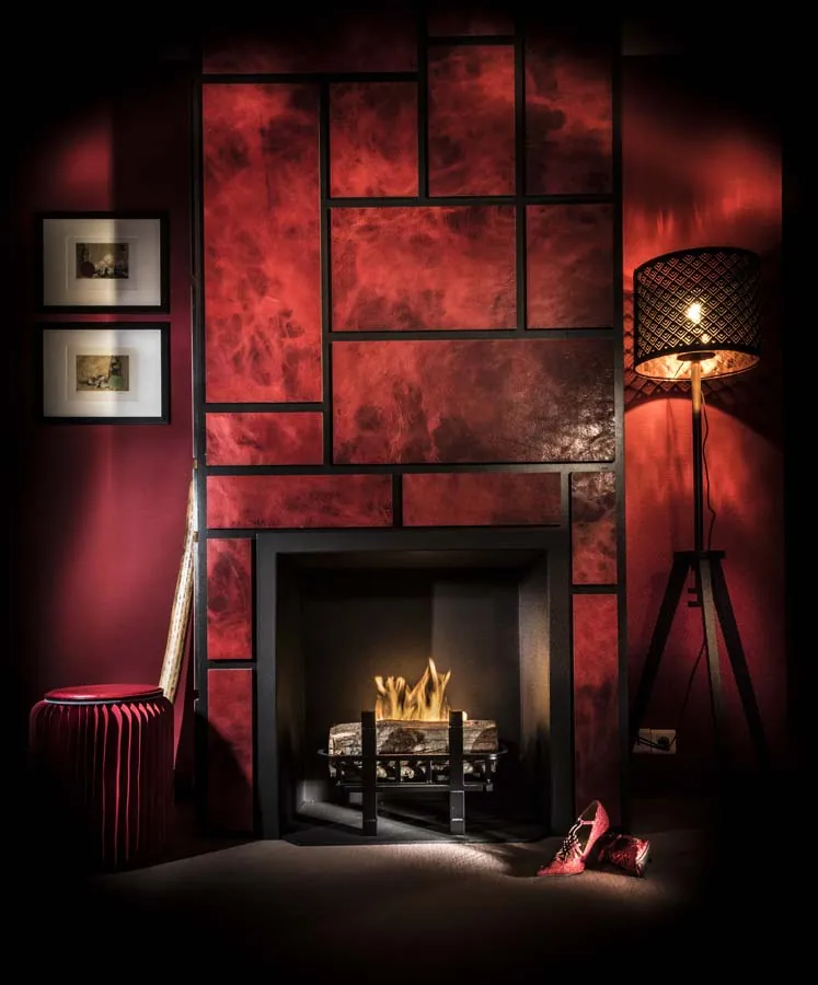 Créateur d'ambiance avec une cheminée bioéthanol design