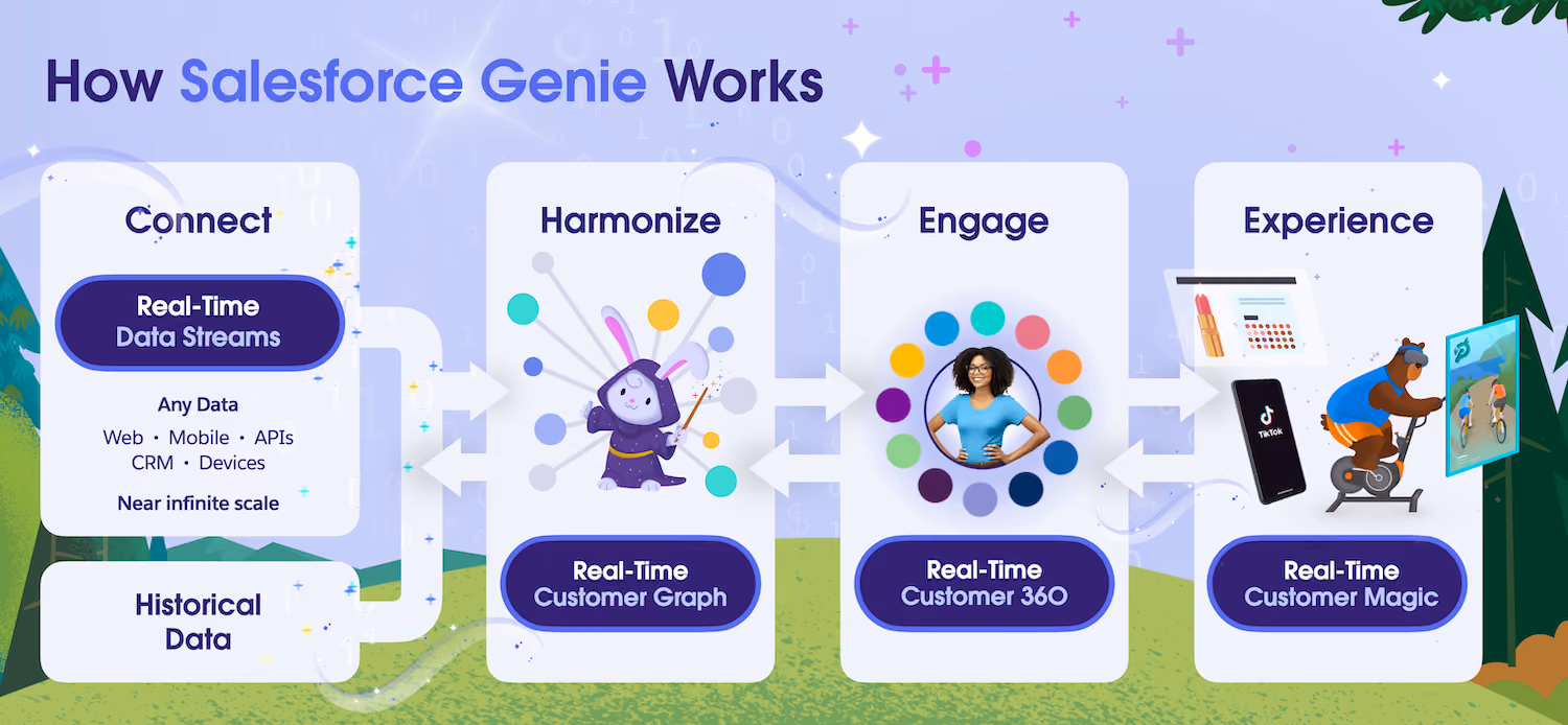 Salesforce Genie verbindt gegevens uit verschillende bronnen
