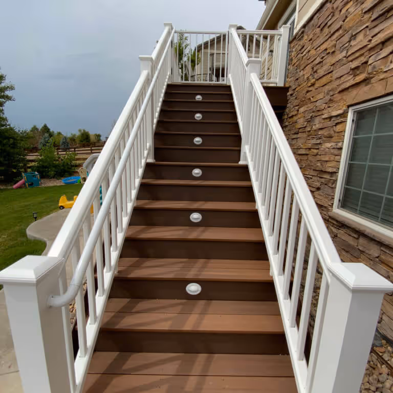 Trex Stair Case with lighting