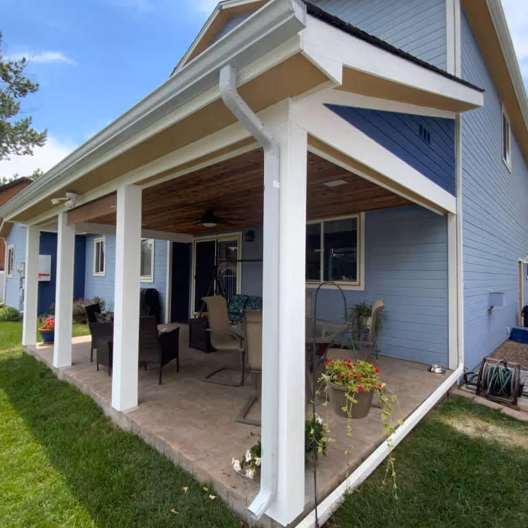Covered Concrete Patio