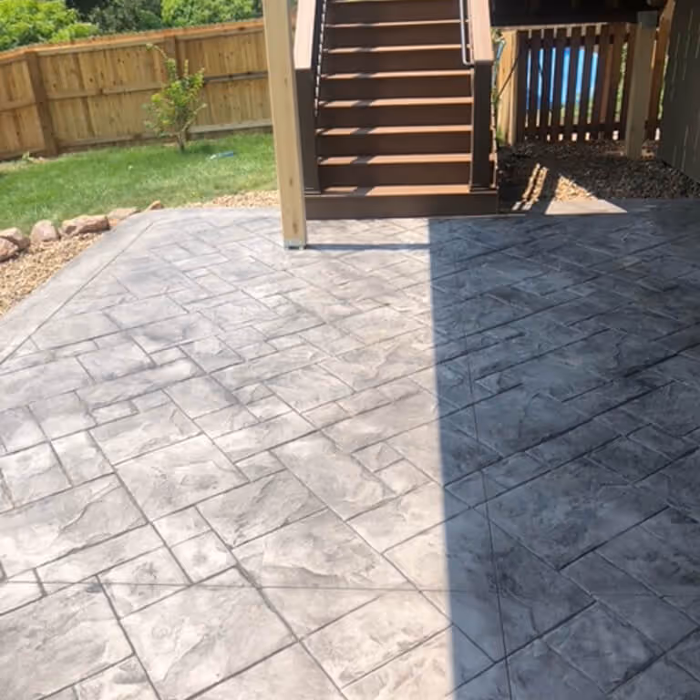 Concrete Patios stair