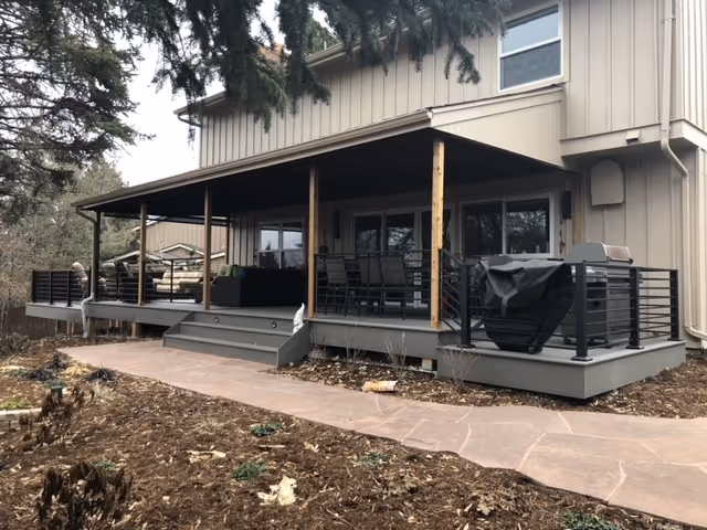 Custom Ground Level deck