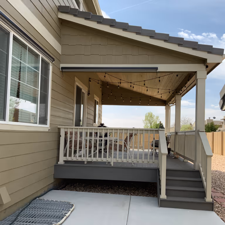 Wood Ceiling For Covered Deck