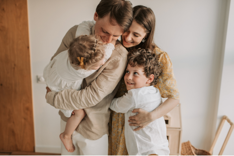happy family after therapy