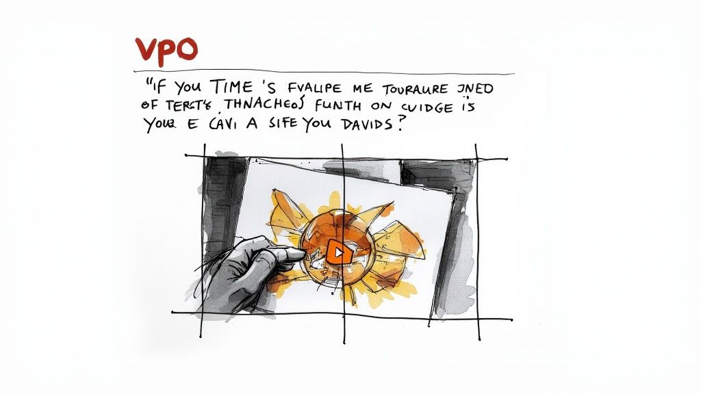 An email campaign being designed on a computer screen, symbolizing the launch of a video email blast.