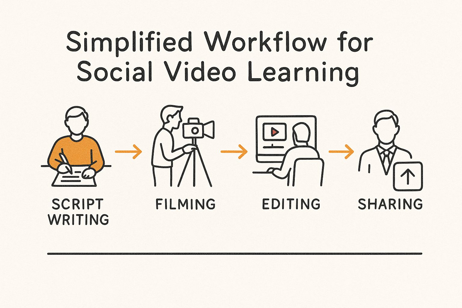 Infographic about video marketing for social media