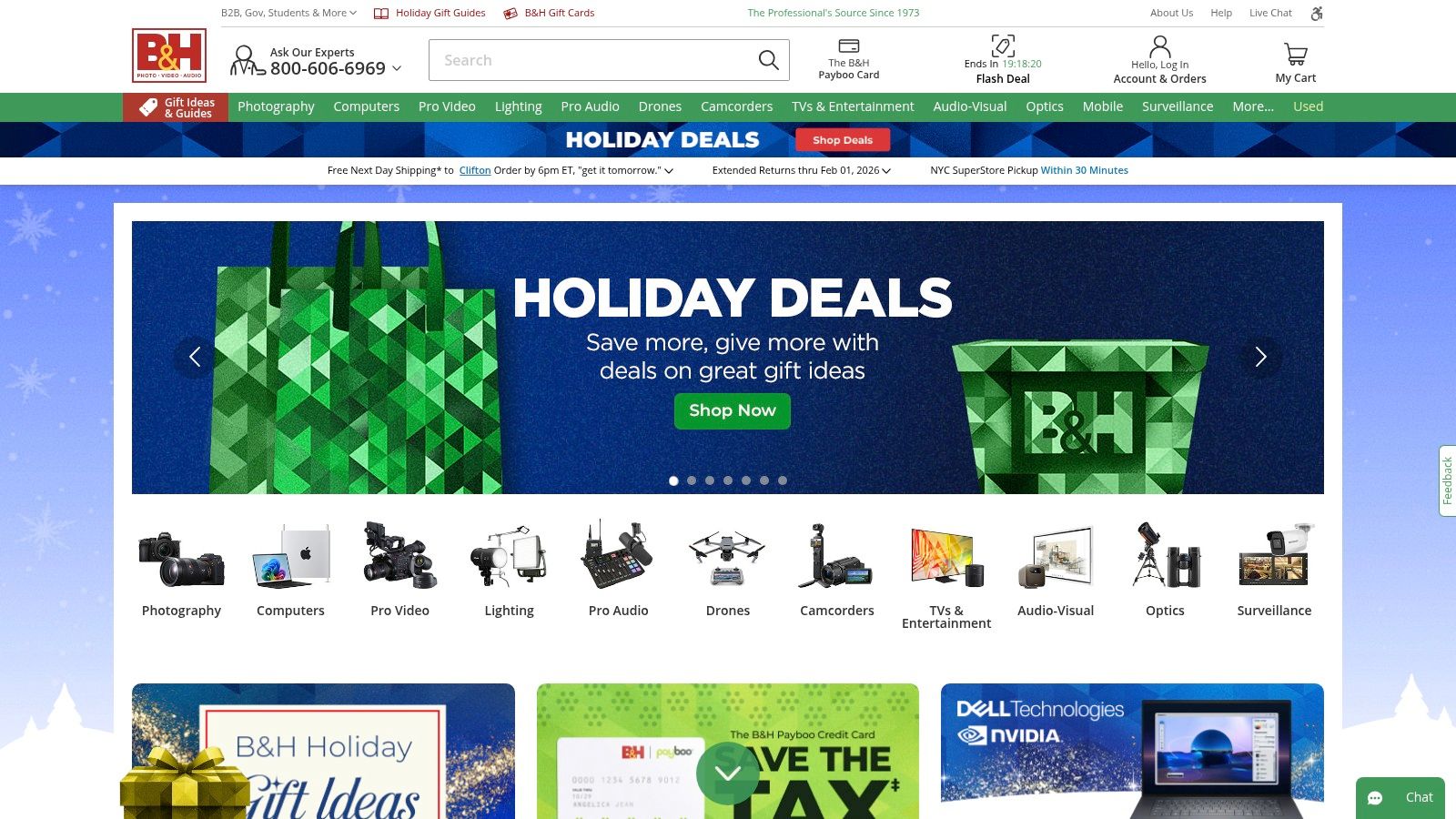 B&H Photo Video (Education & Classroom Tech)