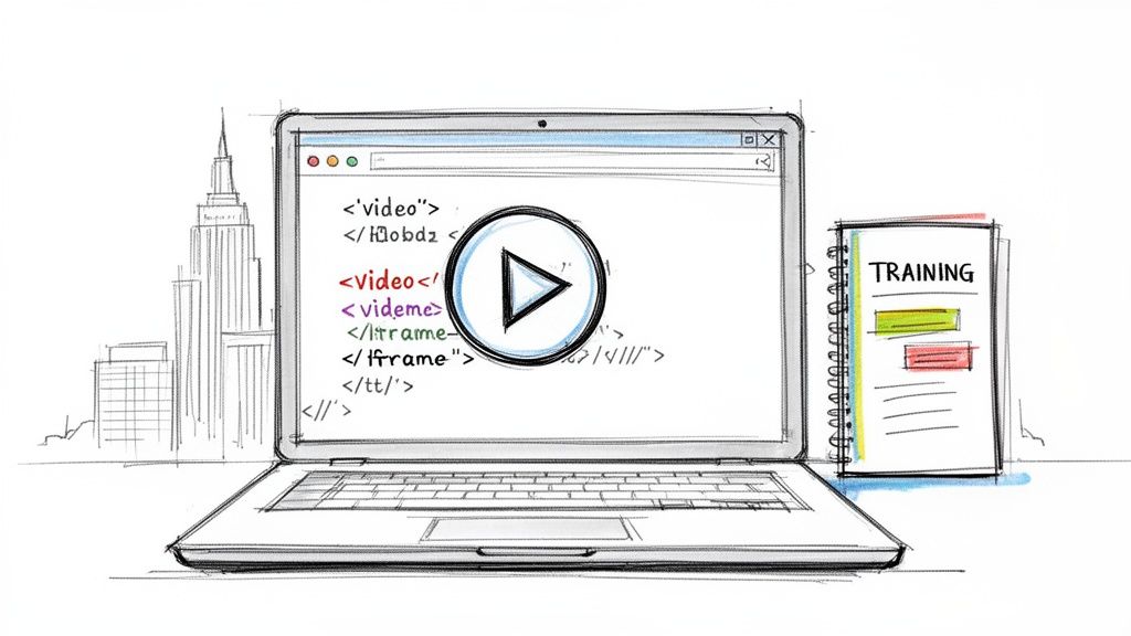 How to Embed a Video with HTML for Corporate Training