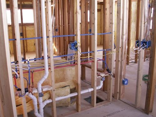 plumbing for new home
