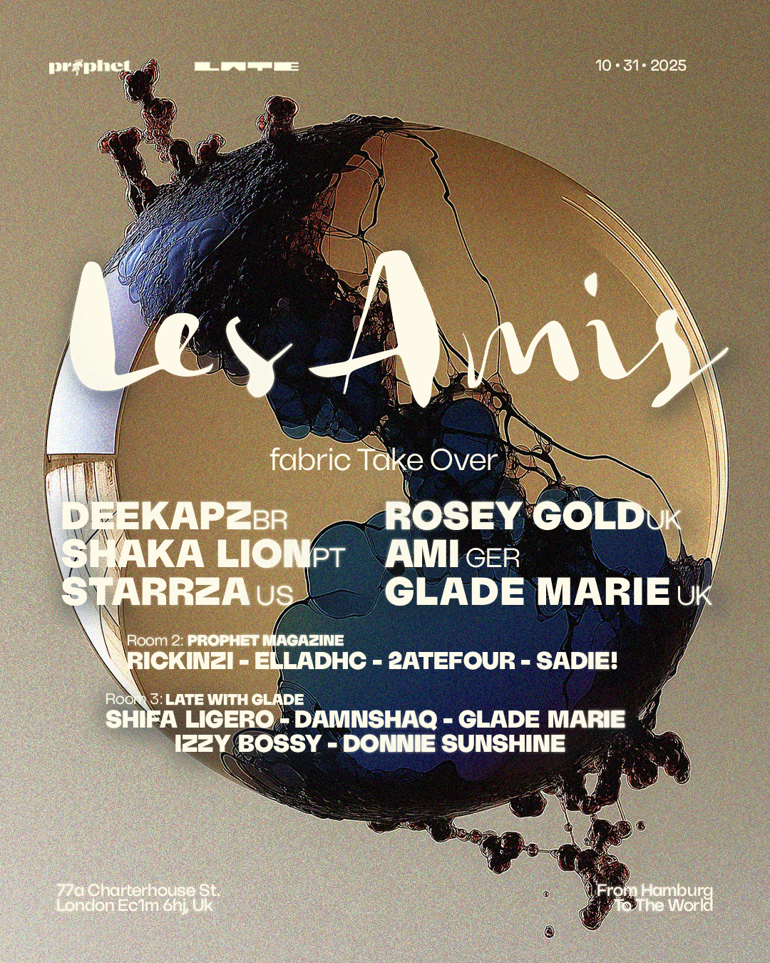 FABRICLIVE x Les Amis: Deekapz, Shaka Lion, Ami, Starrza, Glade Marie, Donnie Sunshine + more