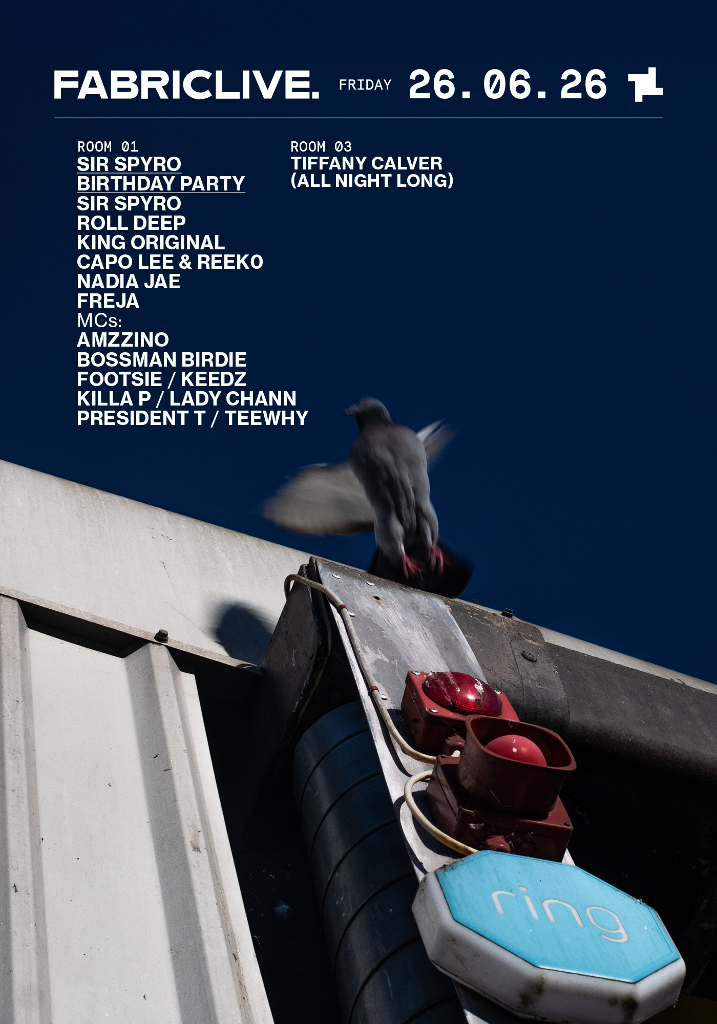 FABRICLIVE: Sir Spyro, Roll Deep, Reeko, Tiffany Calver, Footsie, Capo Lee, Killa P & more
