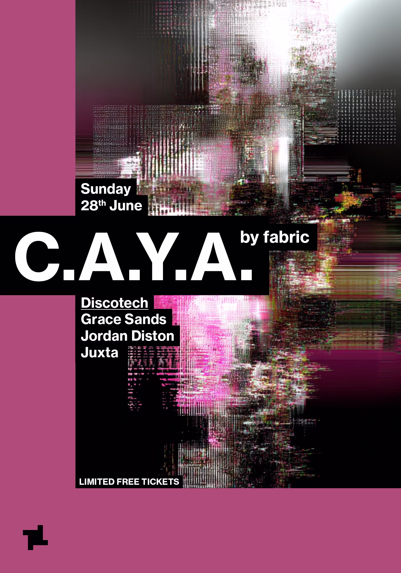 CAYA by fabric: discotech - Grace Sands, Jordan Diston, JUXTA