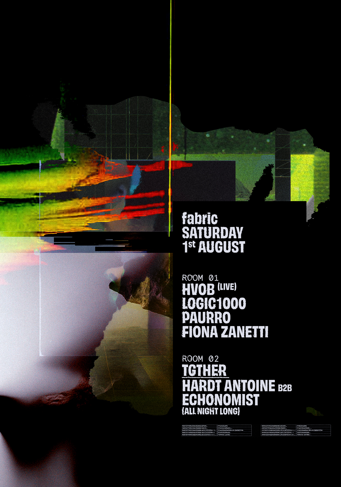 fabric: HVOB (Live), Logic1000, Hardt Antoine B2B Echonomist, PAURRO, Fiona Zanetti | Fabric London