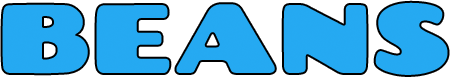 BEANS logo, the original band called BEANS