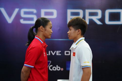 Face off between Huynh Thi Vu Duyen and Tran Thi Kim Chi at VSP PRO 8.