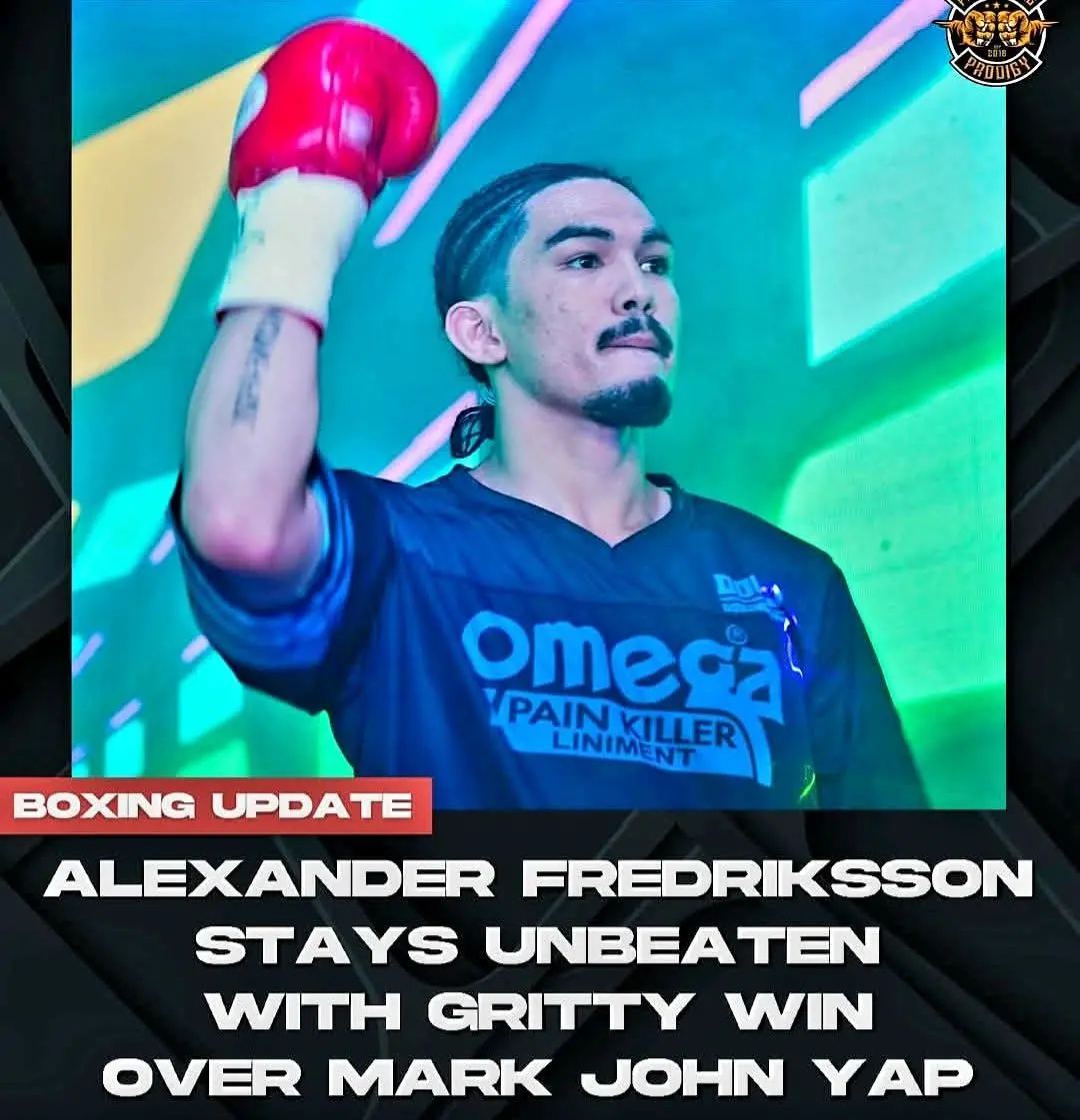 Filipino-Swedish fighter Alexander