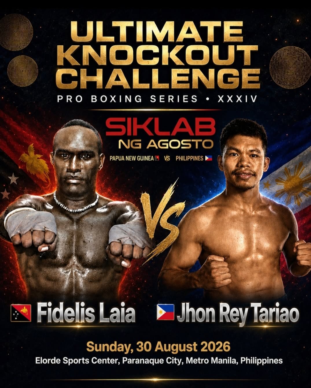 FIGHT CONFIRMED - PNG v PHILIPPINES