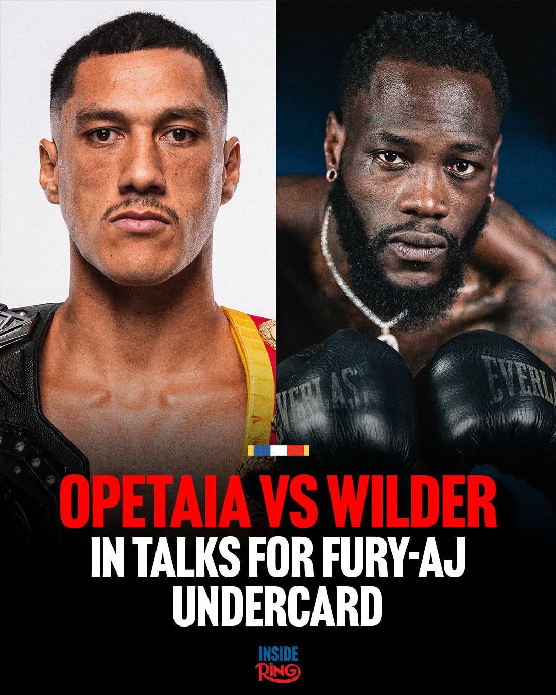 OPETAIA IN SHOCK CLASH WITH WILDER ?