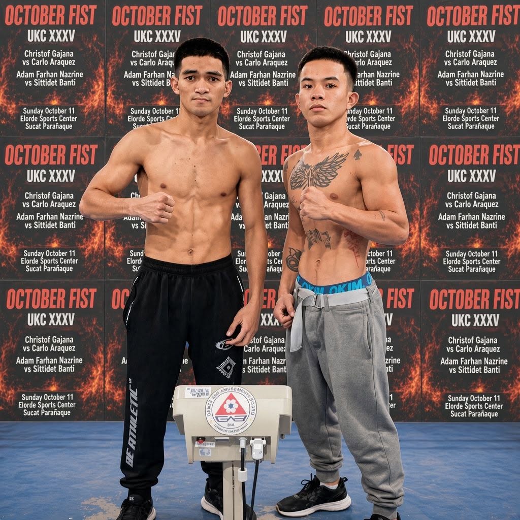 PILAPIL AND ABILA MAKE WEIGHT