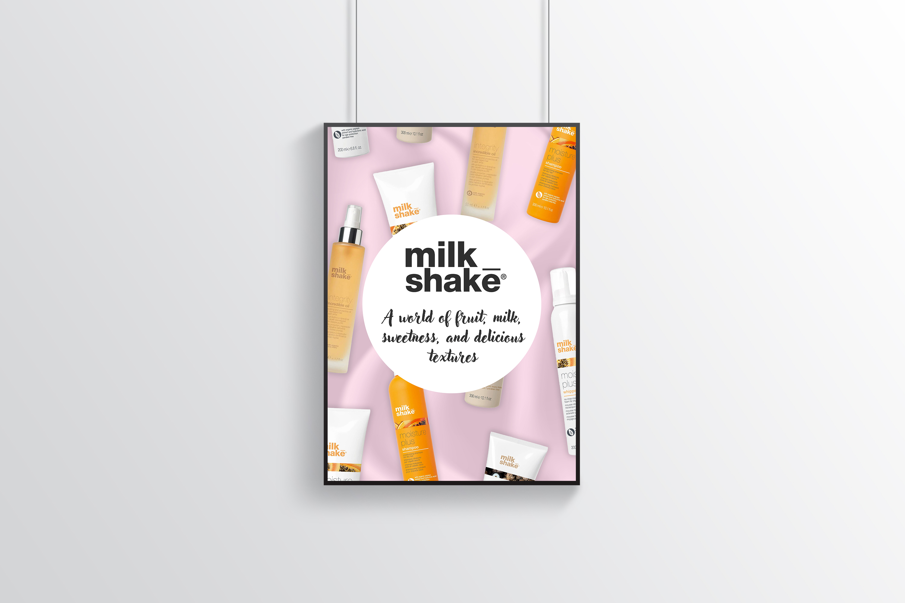 Advertising poster design.
