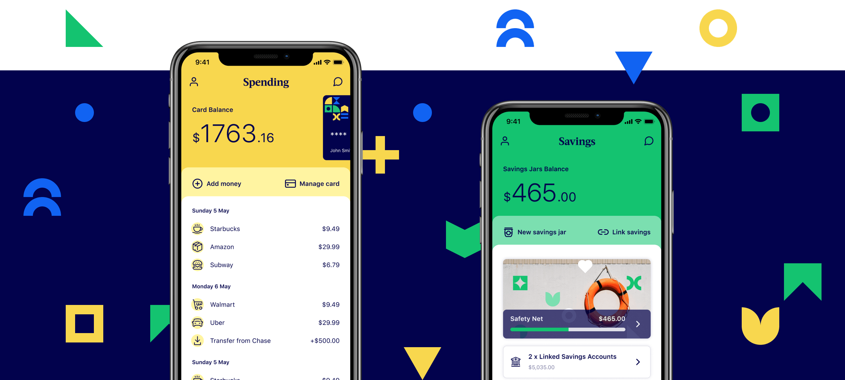 Grab mobile app card screen