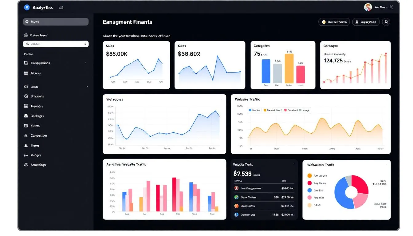 An analytics dashboard displays various performance metrics and graphs, highlighting key data points related to employee engagement, company culture, and the effectiveness of employer branding efforts. This visual representation helps organizations identify areas for improvement in their employer value proposition and recruitment process.