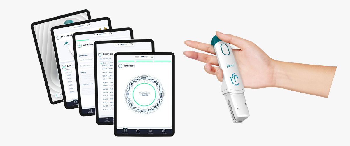 Application tablette métier UX/UI pour utiliser Jimini créée par Storm