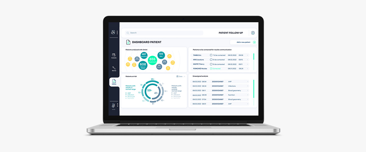 réation UX/UI dashboard logiciel métier Usense par Storm