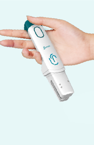 Jimini Usense tenu en main par un utilisateur, design par storm