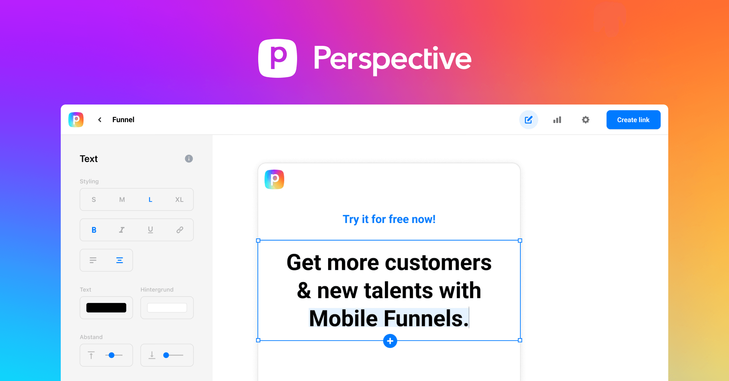 Perspective logo