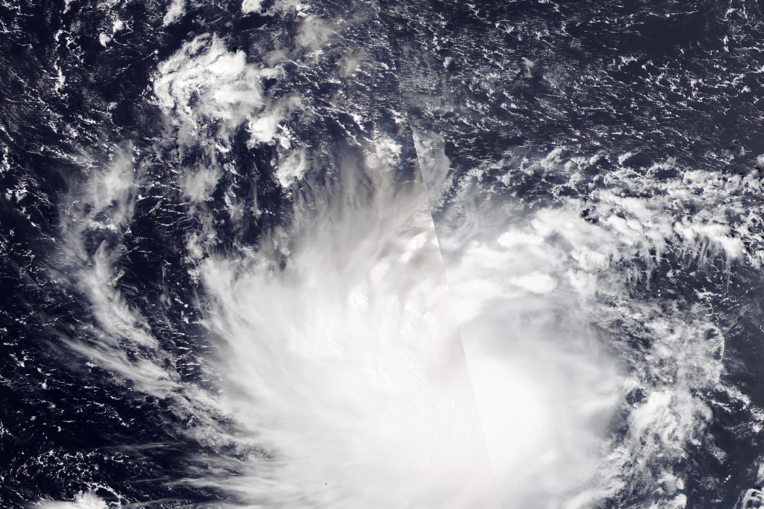 Typhoon Champi Bears Down on Guam as a Category 4 Storm