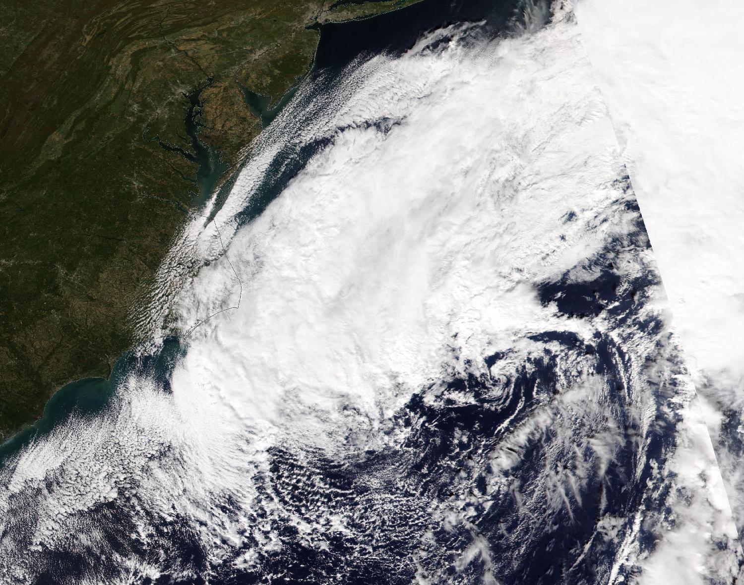 Outer Banks Nor'easter Floods Hatteras and Ocracoke Islands