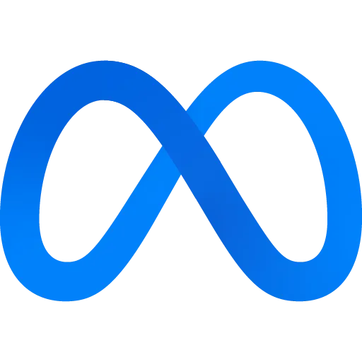 Meta-Logo für Facebook- und Instagram-Werbung