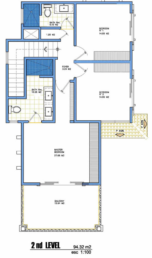 Plano de la segunda planta