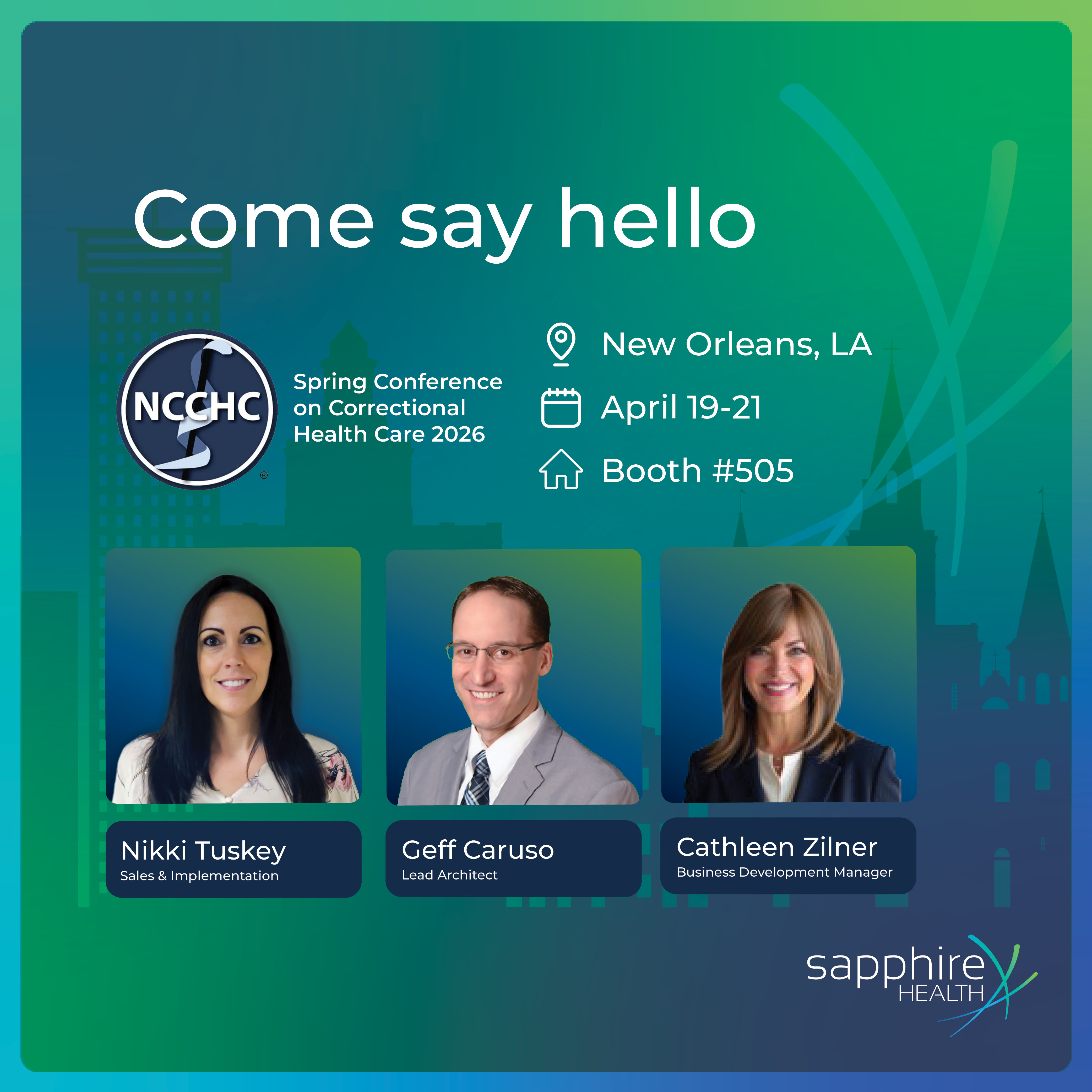 New Faces and Features at NCCHC in New Orleans