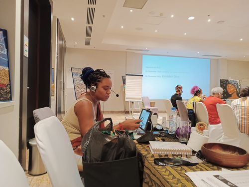 Roze interpreting in Senegal