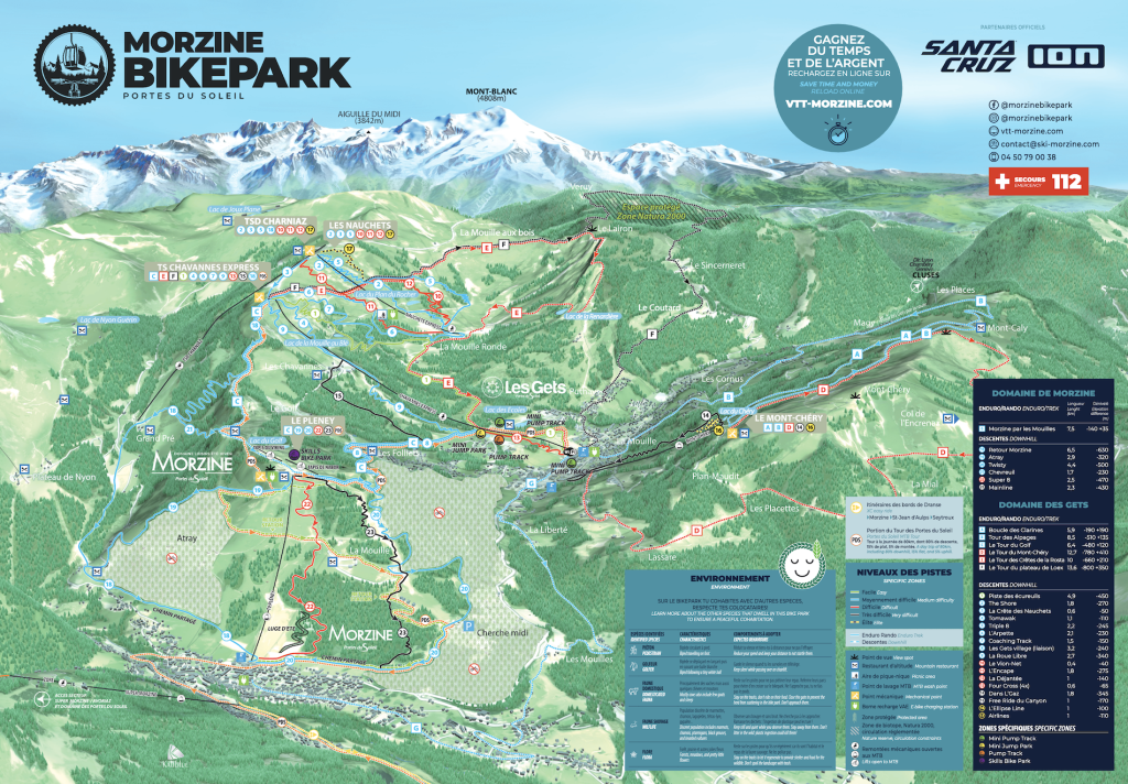 Morzine Trail Map 2025