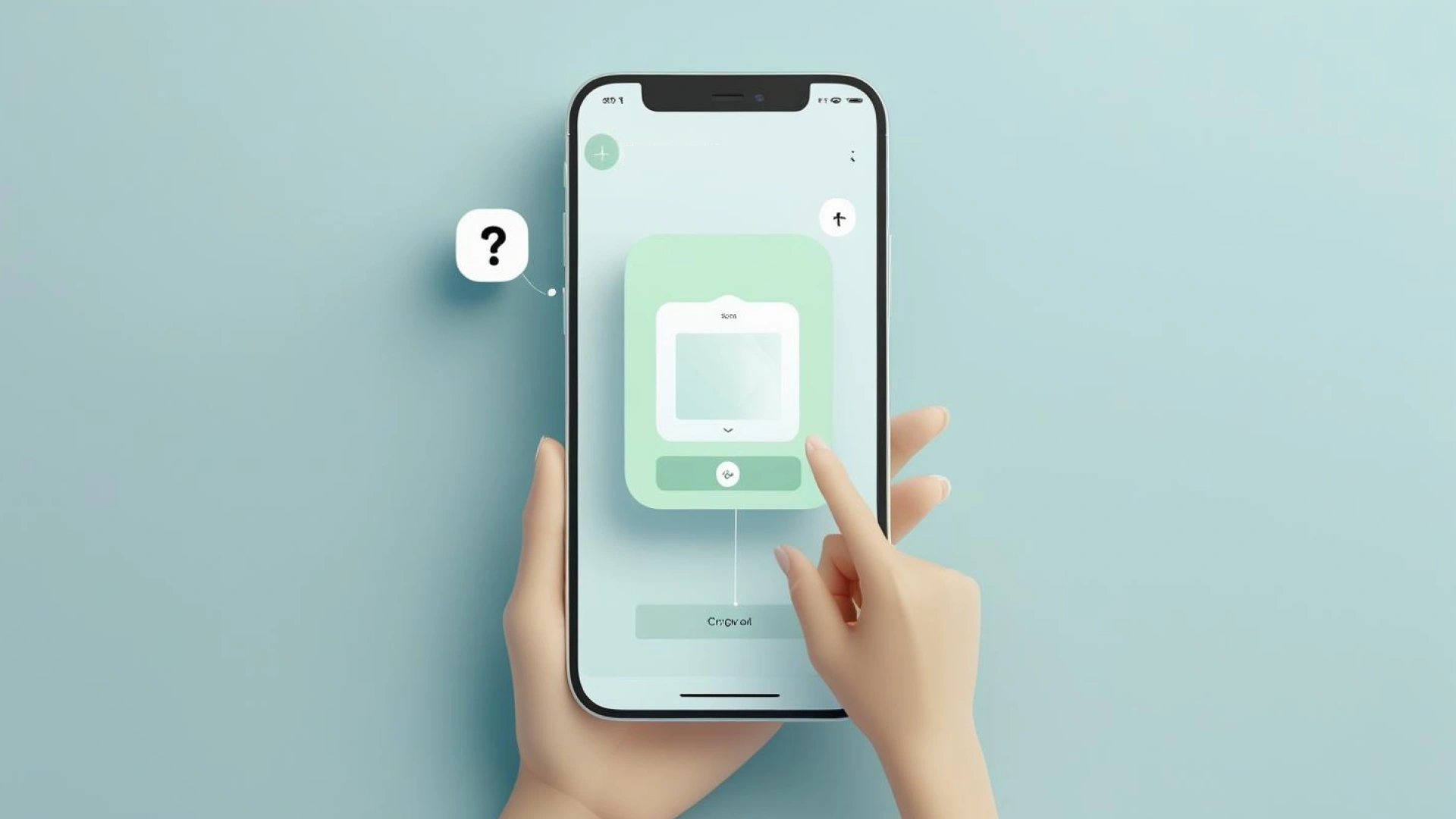A single clean app screen mockup 