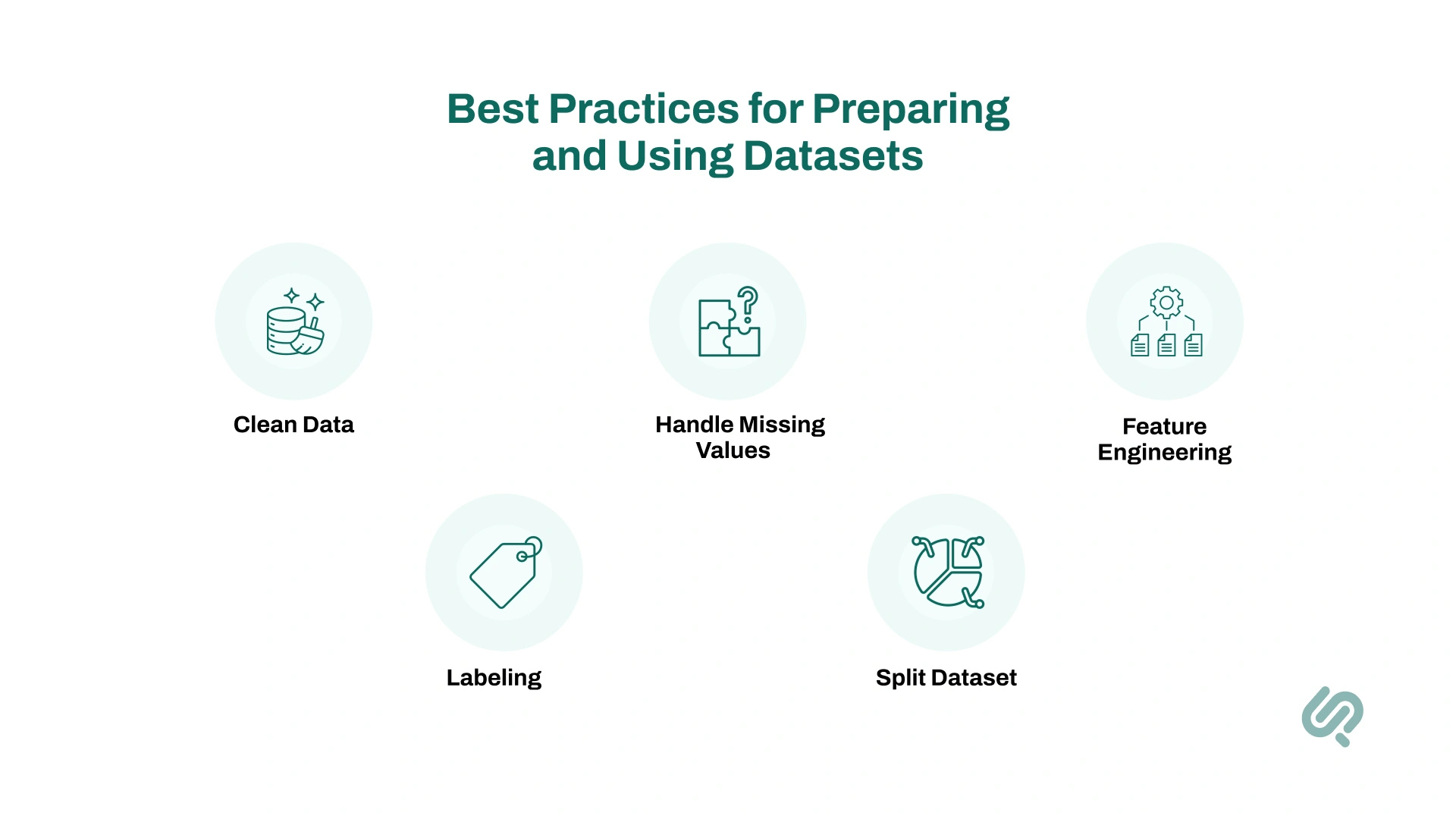 Best Practices for Preparing and Using Datasets infographics 