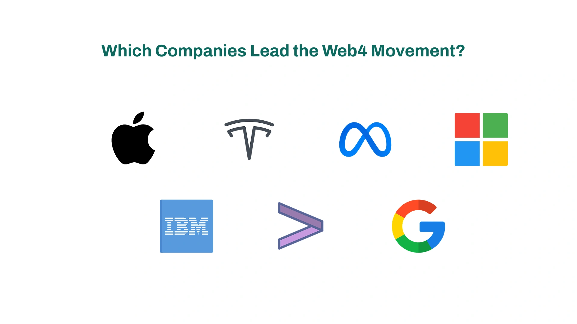 General Image: Companies Leading Web4