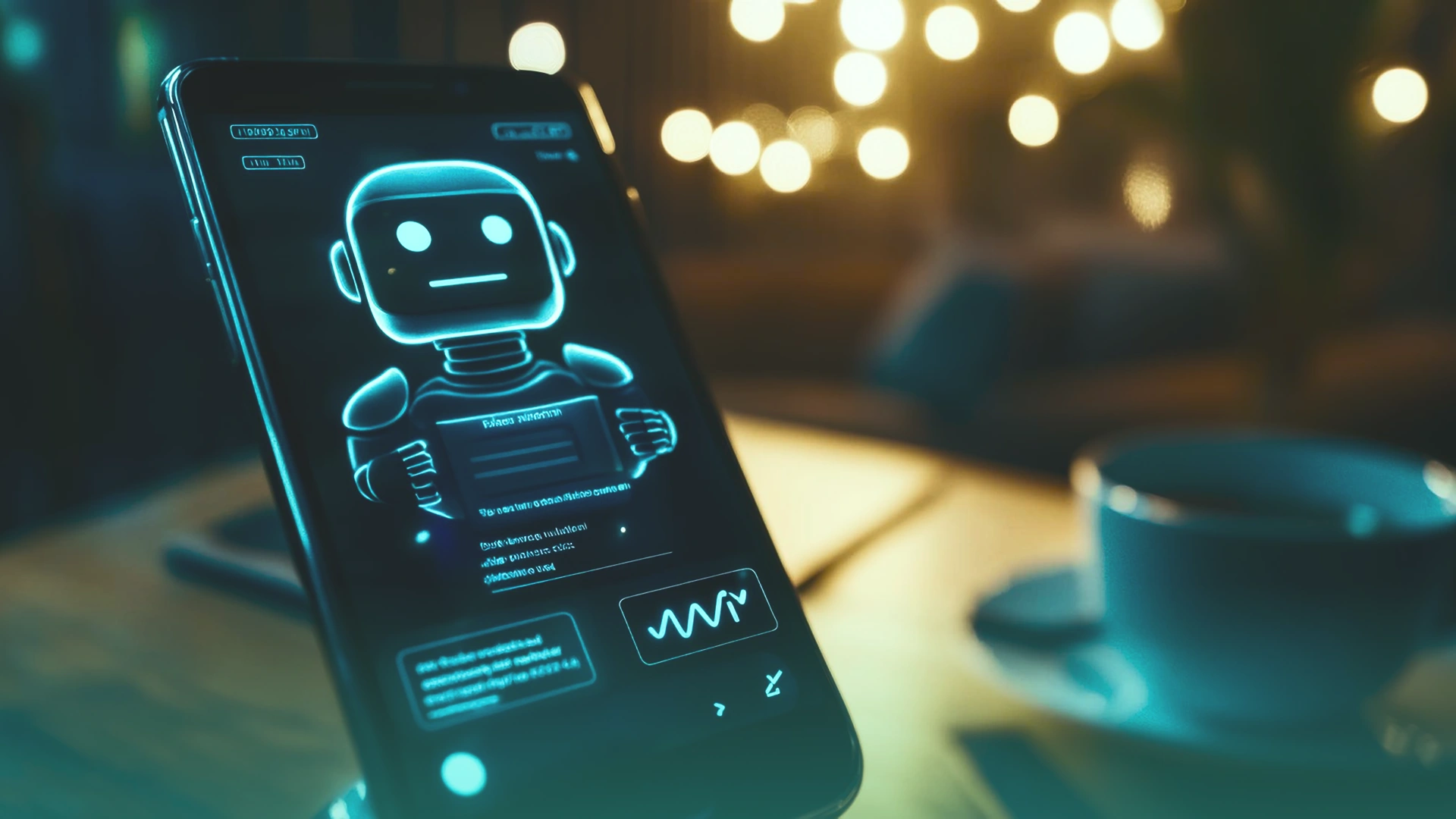  AI chatbot on-screen next to an insurance agent Image 