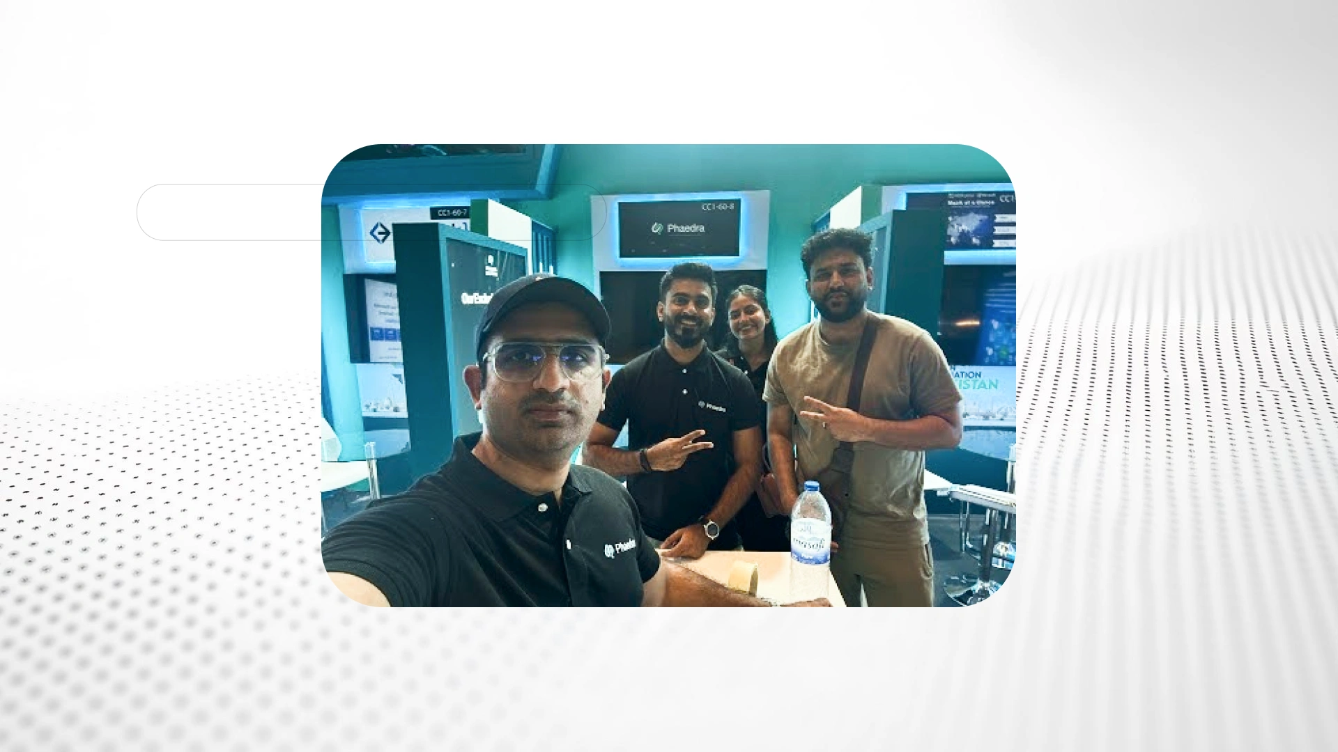 GITEX Journey Begins: Picture of Phaedra team at Gitex