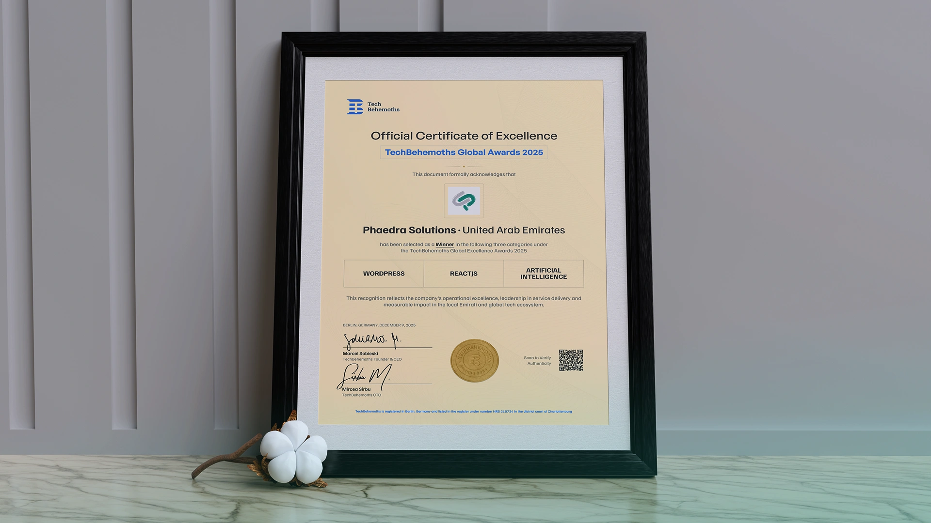 Image: TechBehemoths Win: 3 Categories, 1 UAE Region