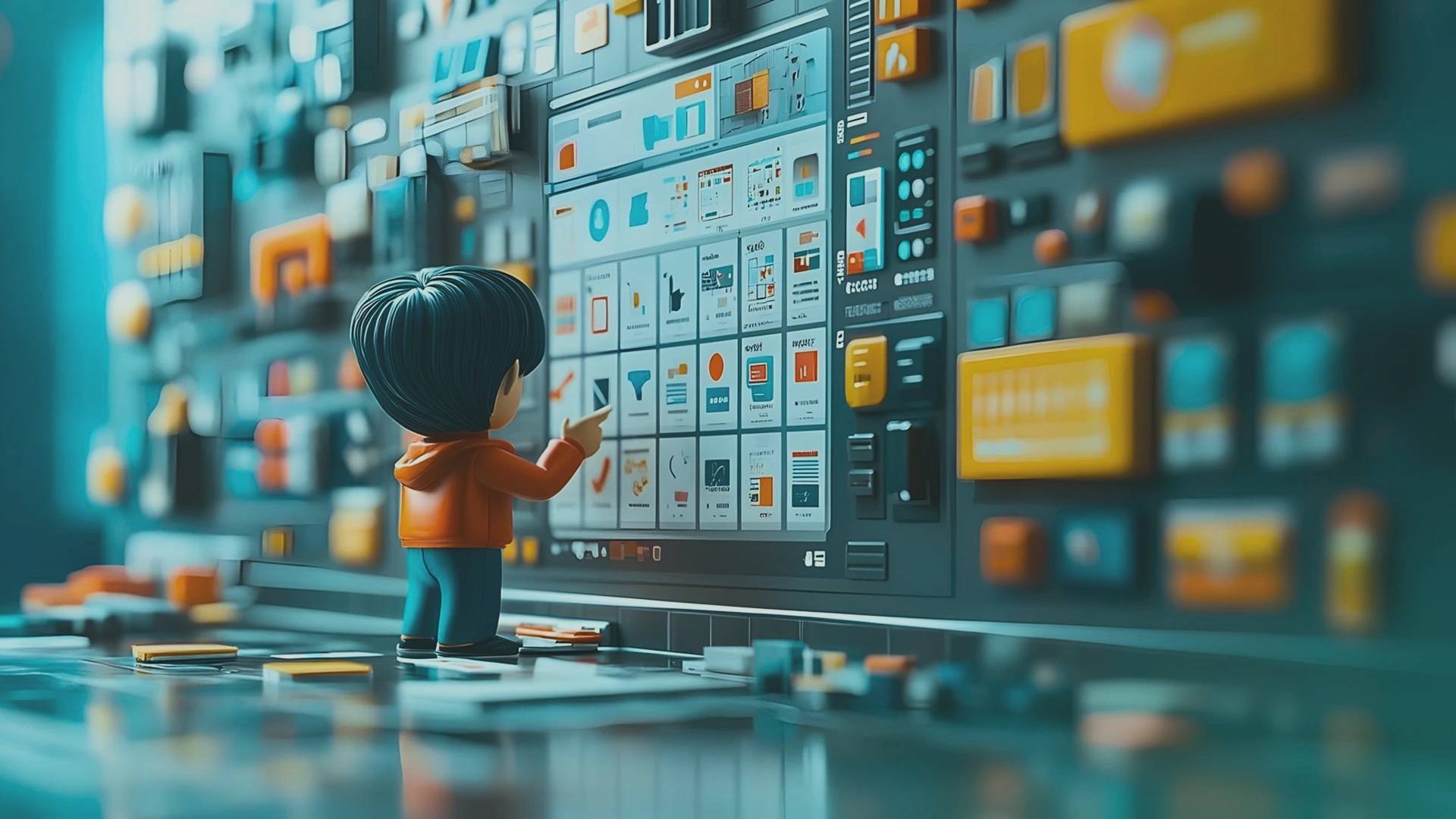 A clean illustration showing product categories around a central ChatGPT interface. Image