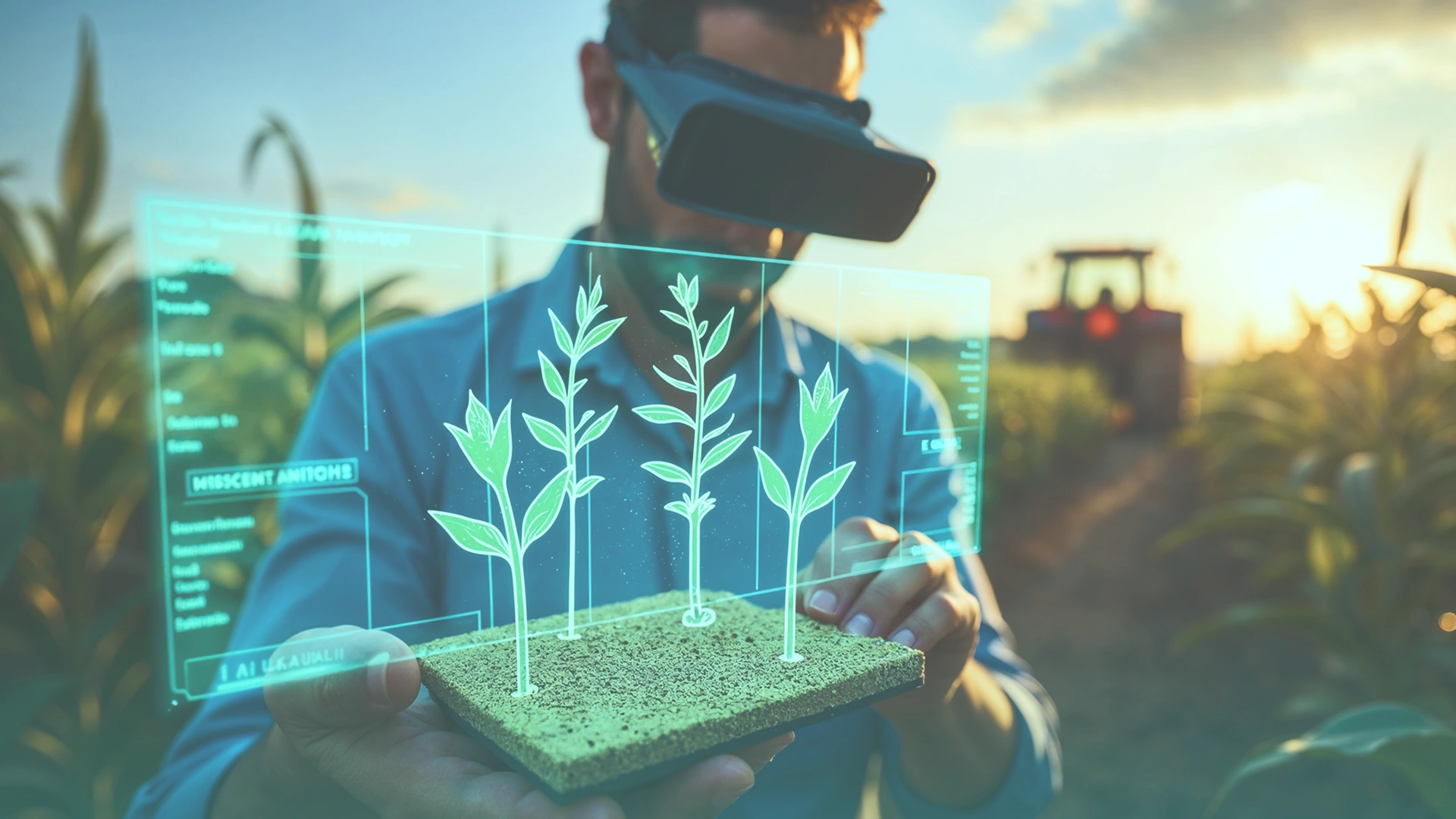 Smart soil sensor network in farmland Image 