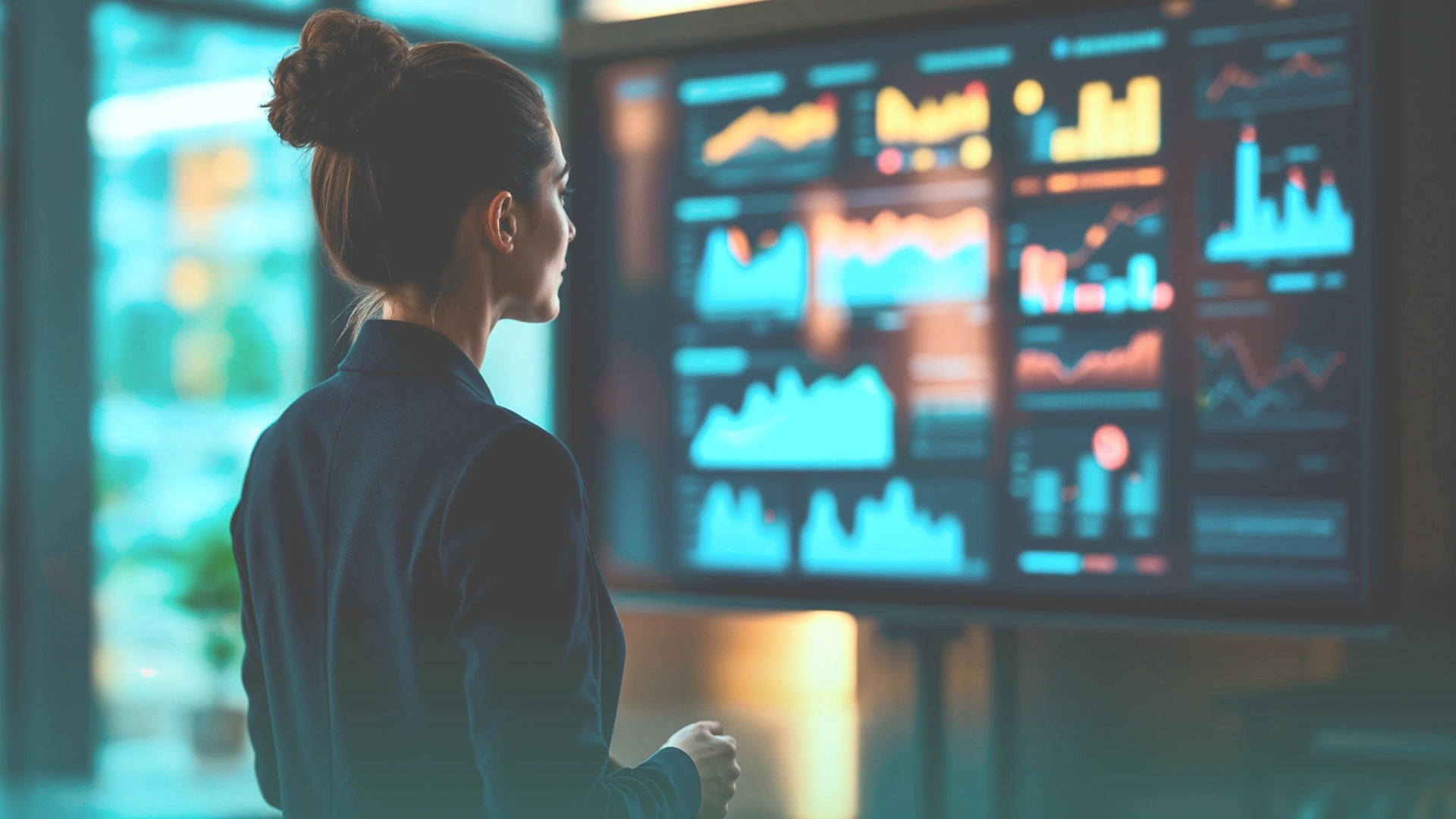 Retail analytics dashboard showing customer data Image 