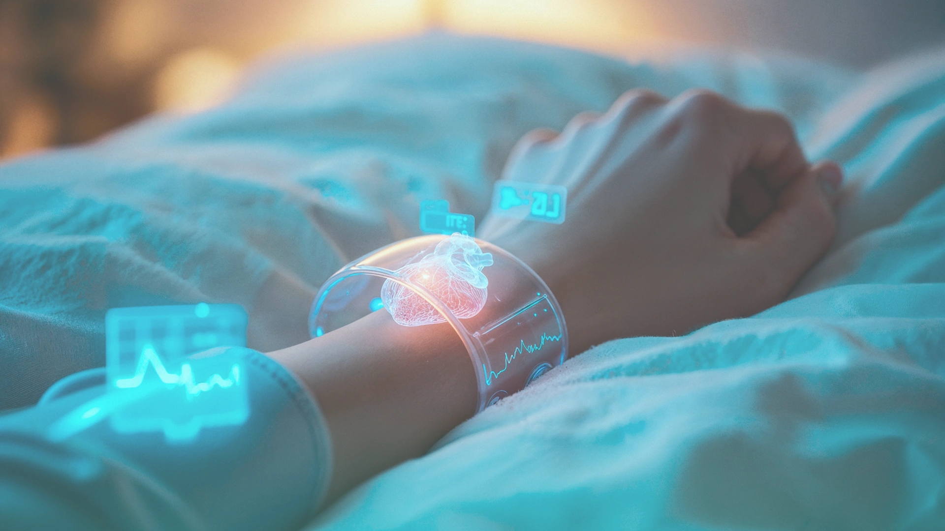 Smart watch tracking patient vitals Image 