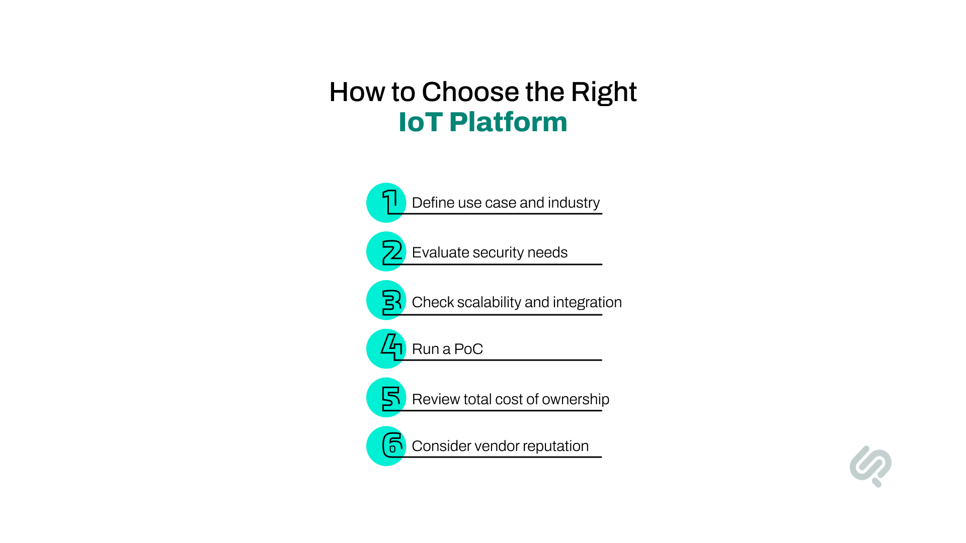 How To Choose the Right IoT Platform? Infographic